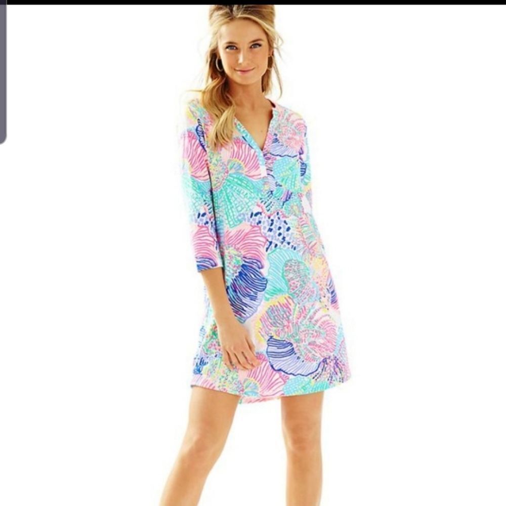 Lilly Pulitzer Ali dress multi roars of the sea
